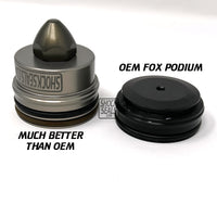 FOX PODIUM UTV POWERSPORTS DUAL SEAL SCHRADER HIGH VOLUME 2.5 RESI END CAP (2.250 BORE) UPGRADE KITS