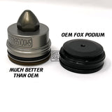 FOX PODIUM UTV POWERSPORTS DUAL SEAL SCHRADER HIGH VOLUME 2.5 RESI END CAP (2.250 BORE) UPGRADE KITS