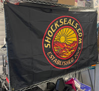 SHOCKSEALS.COM 2009 FLAG / BANNER 3FT X 5FT