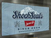 SHOCKSEALS.COM OG BANQUET LOGO QUICK DRY BEACH TOWEL