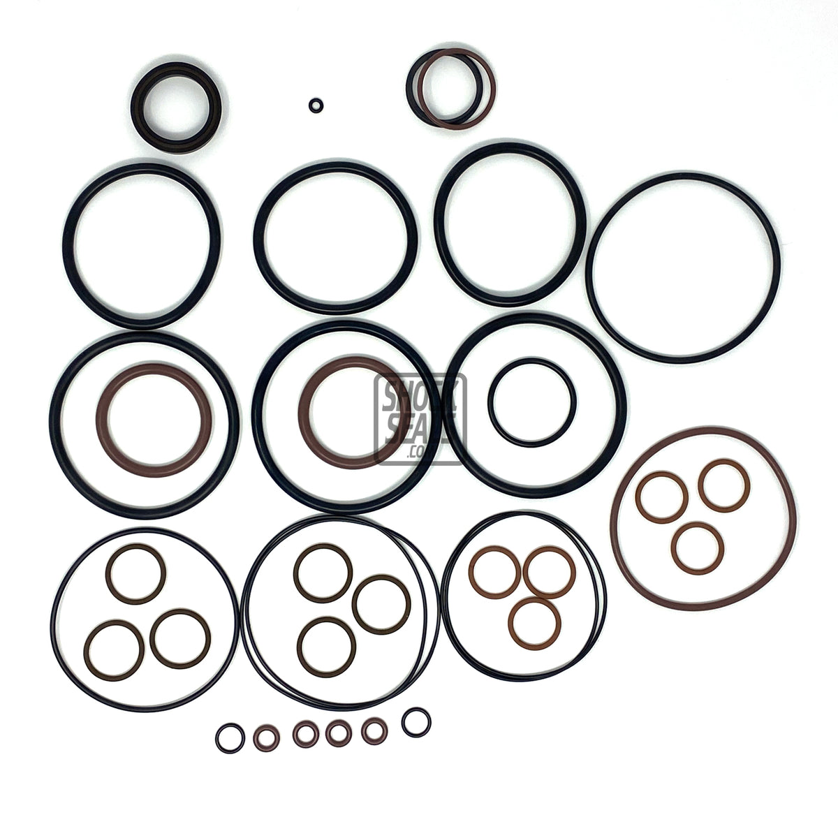 KING 4.0 RACE SERIES SEAL KIT W/ 1 1/4" SHAFT STANDARD & FIN RESERVOIR